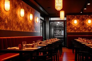 Yamata Burger edgy dining ambiance